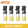 4PCS-200ml black