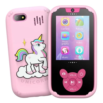 Kids Smart Phone Educational Toys Dual Camera Music Player Baby Phone With 8G Memro Game Learning for Age 3-12 Brithday Gifts 1