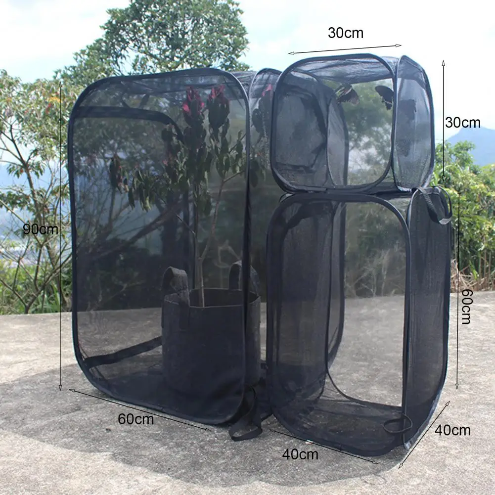 Insect Cage Mesh Habitat Bird Butterfly Net Terrarium Nature Knowledge Insect Habitat Net Mesh Cage Garden Growing Tents