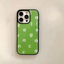 Korean INS Minimalist Shockproof Phone Case with English Letters - iPhone 13 (4)