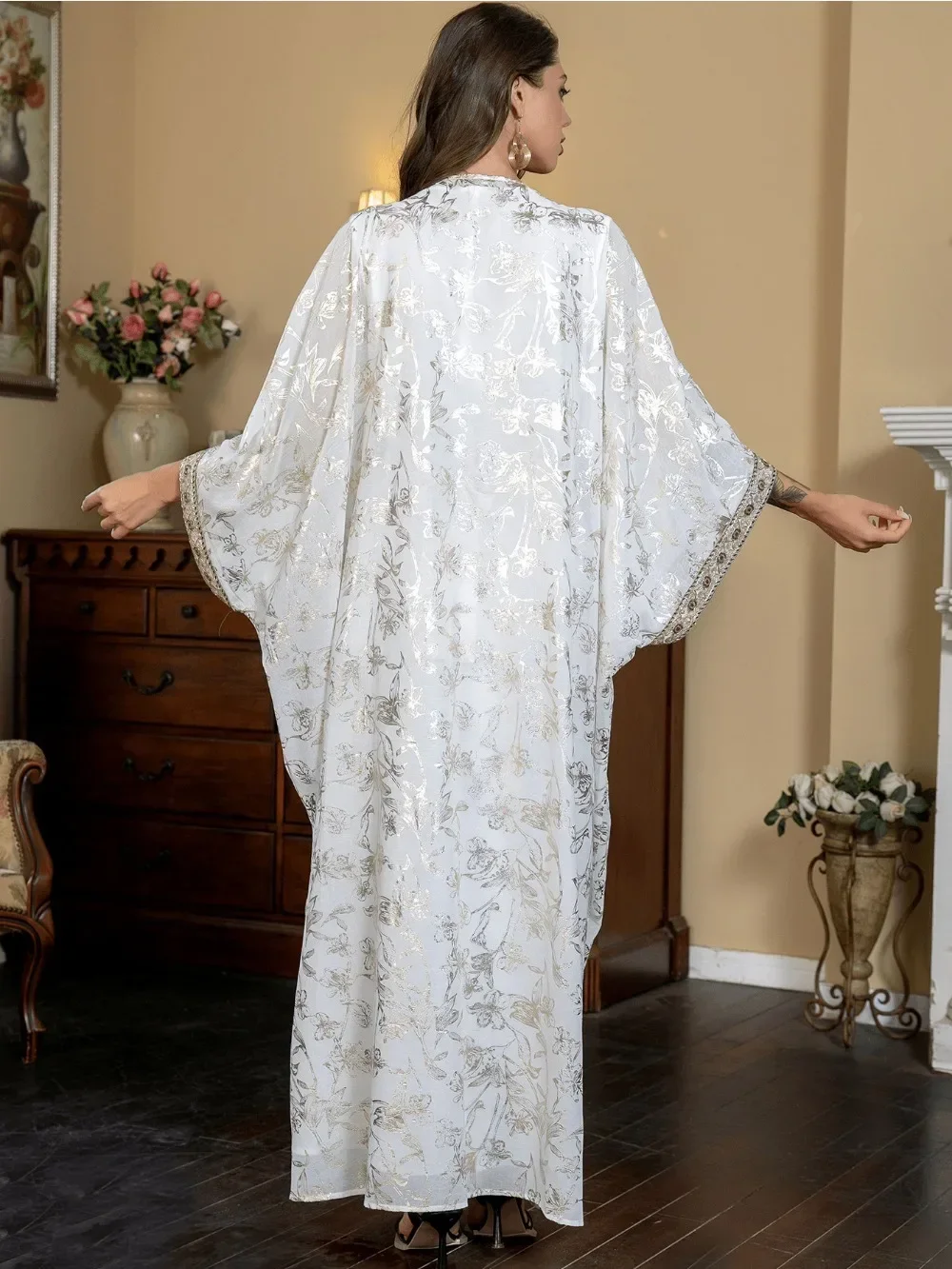 Ramadan Eid Muslim Abaya for Women Party Dresses Jalabiya