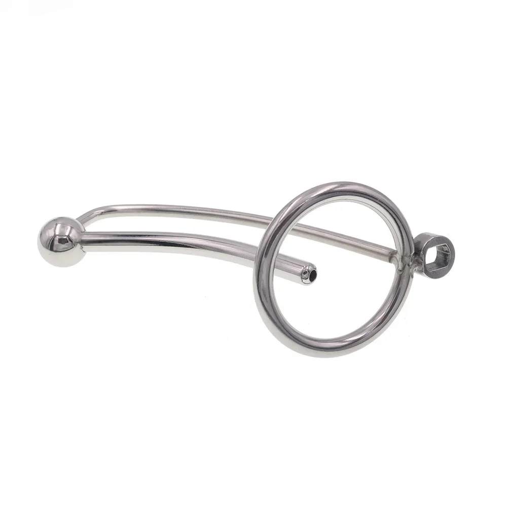 Metal Penis Lock Cock Ring Dick Restraint Stim Sex Toy for Men Medical Themed Toys Chasity Device Electric Shock Cock Cage