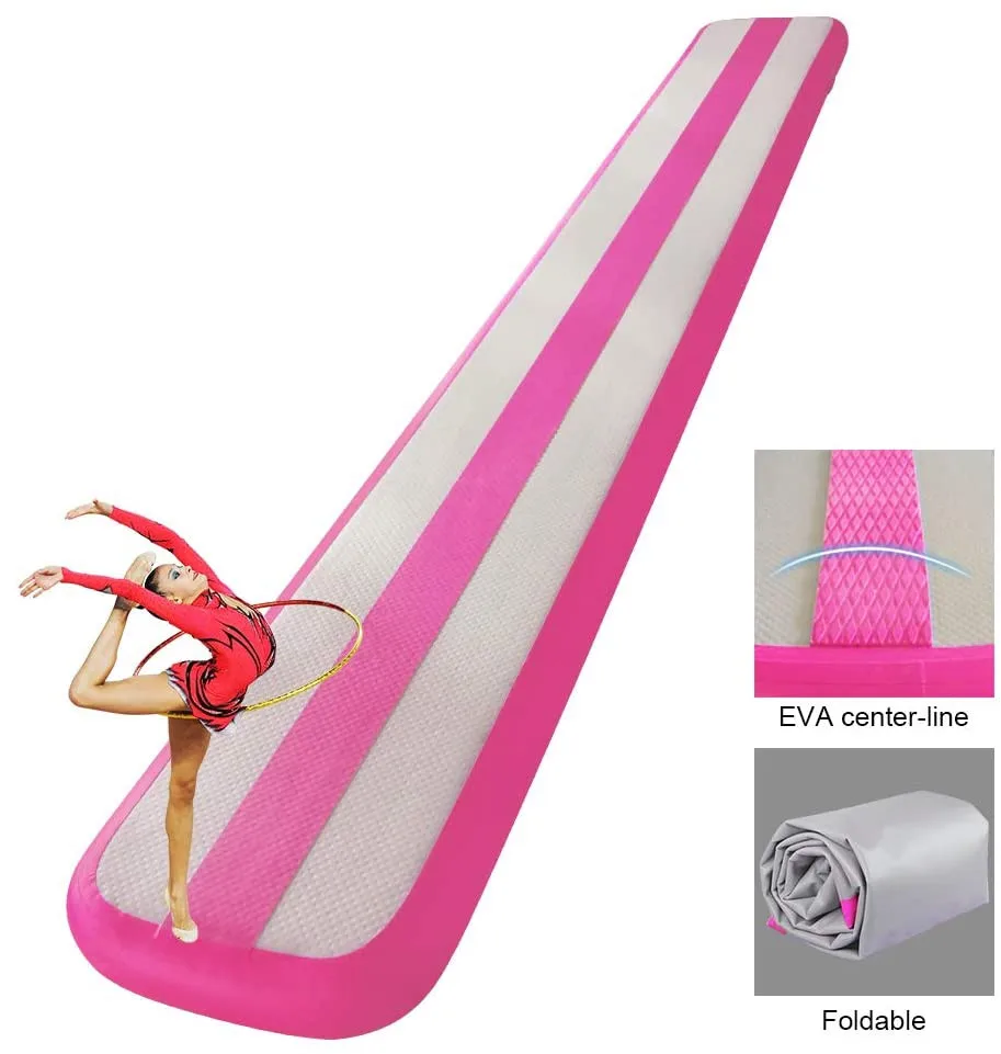 

Надувной коврик для гимнастики с электрическим насосом, 5*0,4*0,2 м