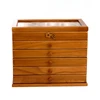 Wood Drawer Jewelry Box Organizer for Ring Necklace Jewelry Boxes Storage Women Bracelet Earrings Tray Separators 5