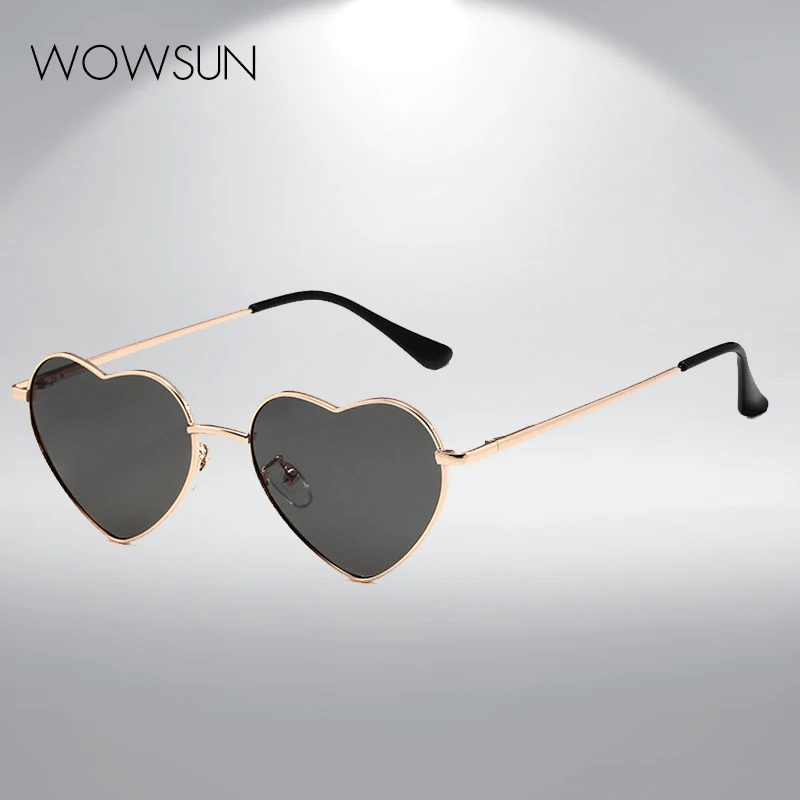 

Женские солнцезащитные очки WOWSUN 2023Heart-Shaped в стиле панк, роскошные брендовые дизайнерские солнцезащитные очки, мужские поляризационные солнцезащитные очки в стиле ретро с защитой от ультрафиолета