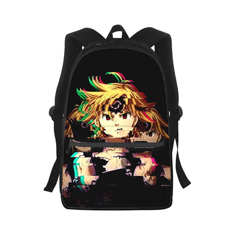 The Seven Deadly Sins Men Women Backpack 3D Print Fashion Student School Bag Laptop Backpack Kids Travel Shoulder Bag