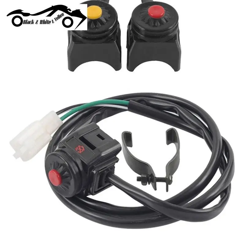 

1pc Universal ATV Motorcycle Dual Sport Dirt Quad Start Horn Kill Off Stop Switch Button Motorbike Accessories