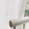 1pc Princess Style Advanced Simplicity Plush Gauze Balcony Bedroom Bay Window Living Room White Tulle 3