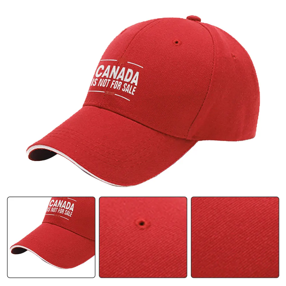 Canada Not For Sale Logo Casual Baseball Cap Outdoor Sports Trucker Hat Spring Breathable Unisex-Teens Fashion Snapback Cap 2