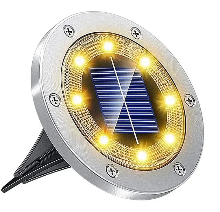 Description Picture 2 of itemLED Solar Underground Light Outdoor Waterproof Lighting Control Path Deck Light Courtyard Lane Lawn Garden Decorative Light