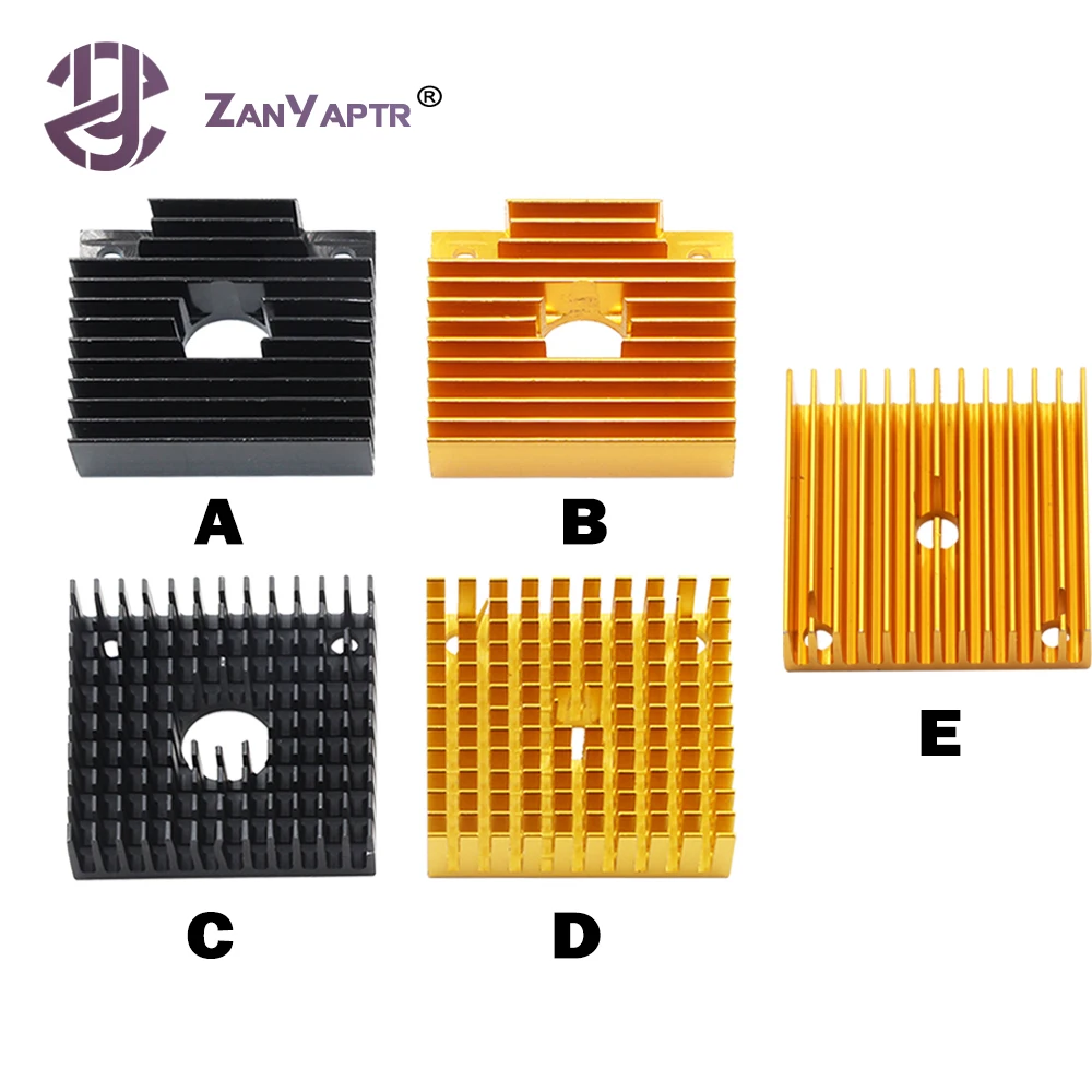 

1Pc 3D Printer Heat Sink MK7 MK8 Extruder Aluminum Block For MK7 Extruder MK8 40x40x11mm