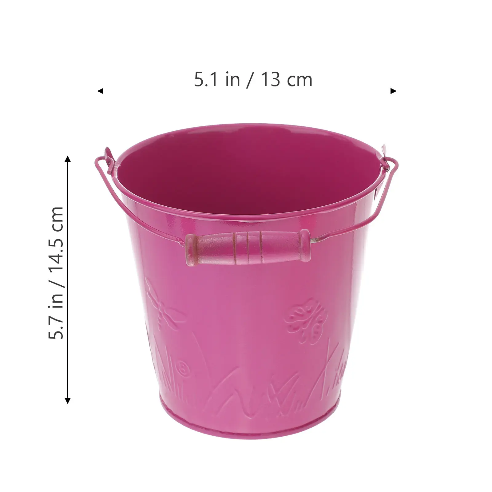 6Pcs 어린이 해변 양동이 세트 모래 놀이 수영장 파티 학교 활동 야외를위한 고품질 플라스틱 물 양동이 장난감