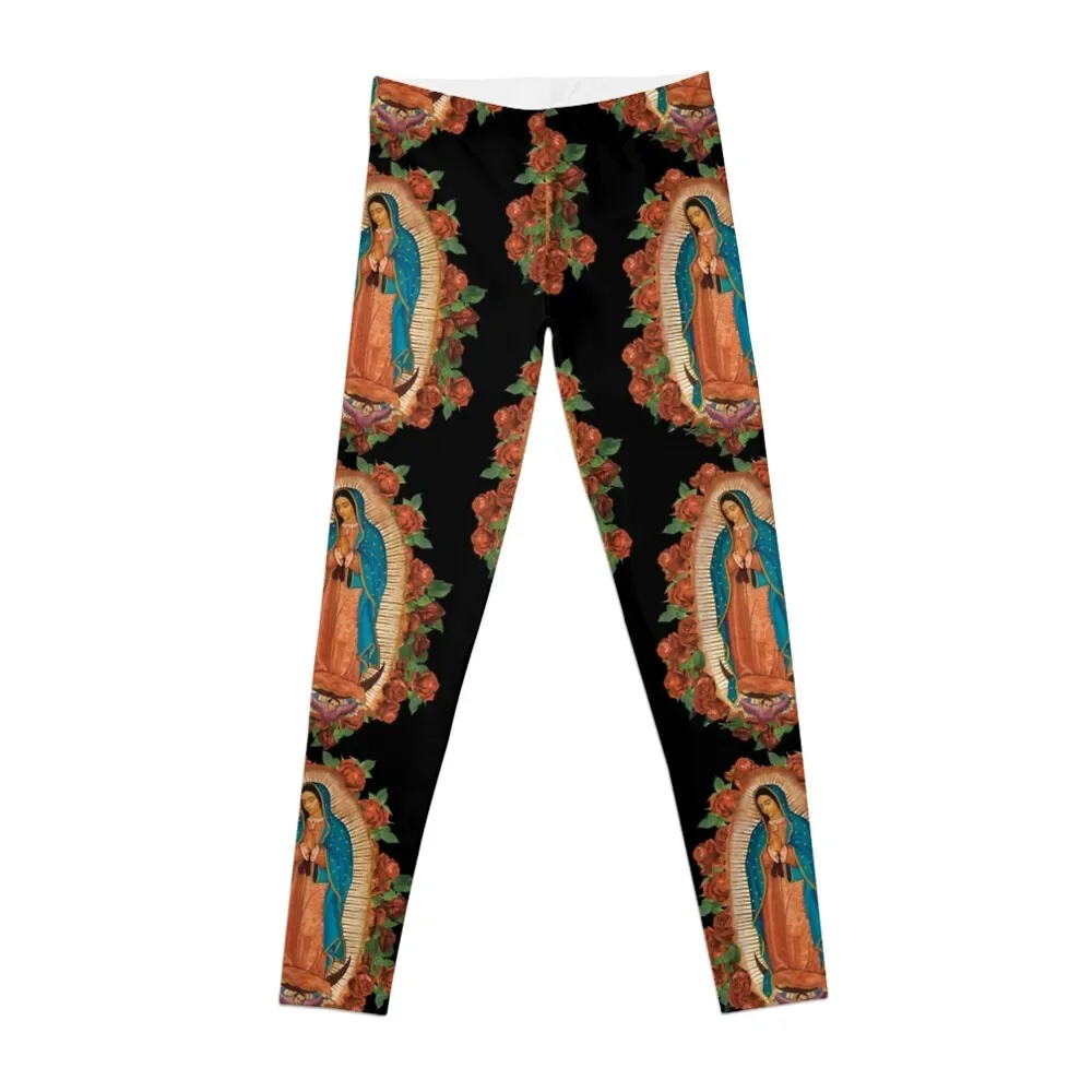 

Our Lady of Guadalupe Leggings sport pants sports shirts gym Women's trousers Womens Leggings