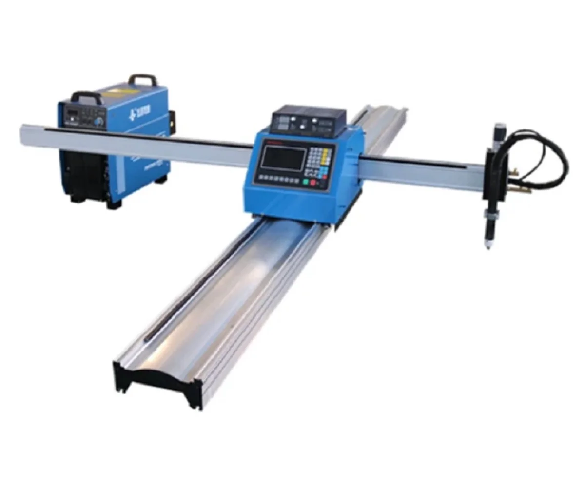 Portable CNC Flame Plasma Cutter Machine Effective 1500*300 mm CE Plasma Cutting Machine 2