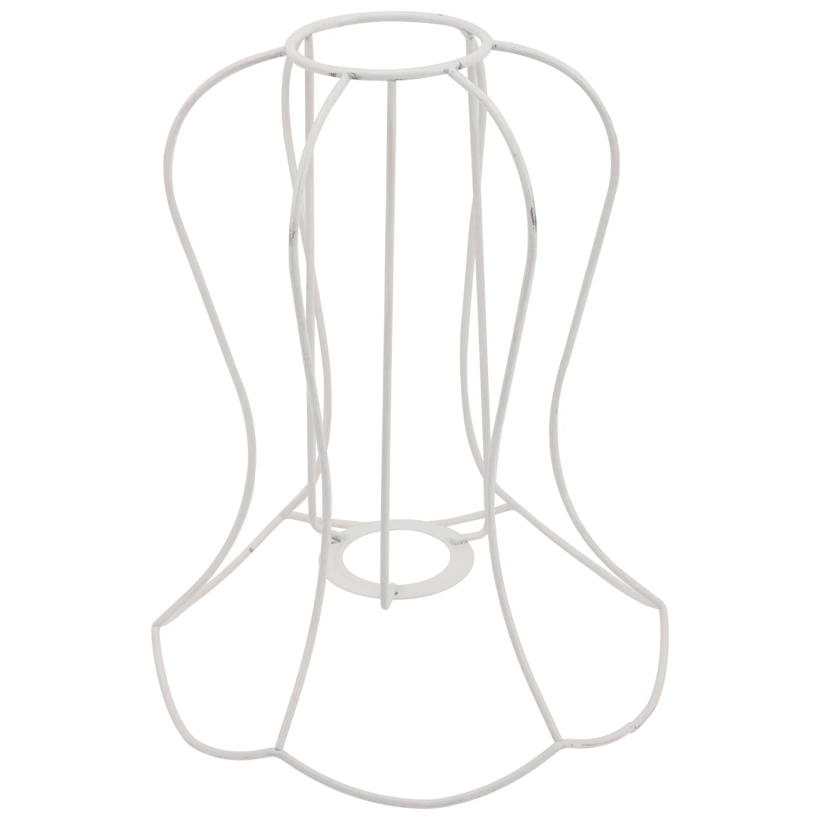 

Table Lamp Shade Holder Floor Frame Lights Lampshade Bracket Manual Chandelier Iron for DIY