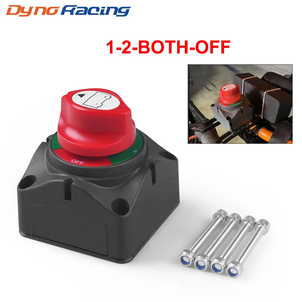 3 Posizioni 12-60V Master Battery Power Kill Off Switch 300A Selettore Disconnect Isolator Interruttore Principale Per Auto Yacht Boat Marine