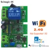 1/2/4CH eWeLink WIFi Relay Smart Home Switch 12V 24V 220V RF 433 MHz Remote Control Receiver For Garage Door Access Alexa Google 2