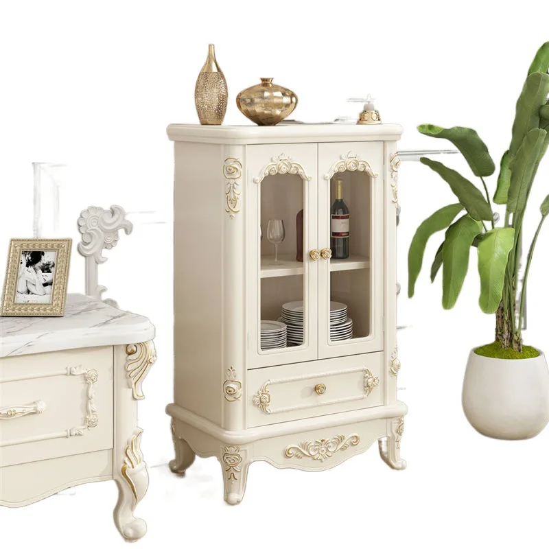 

Modern minimalist solid wood dining room foyer cabinet