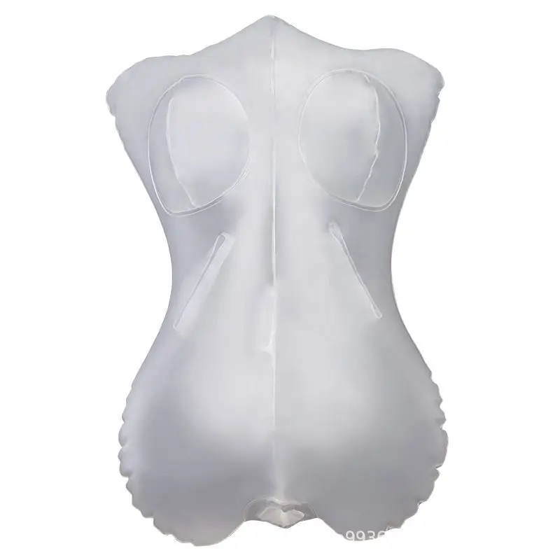 One-piece transparent inflatable men's masturbator 1