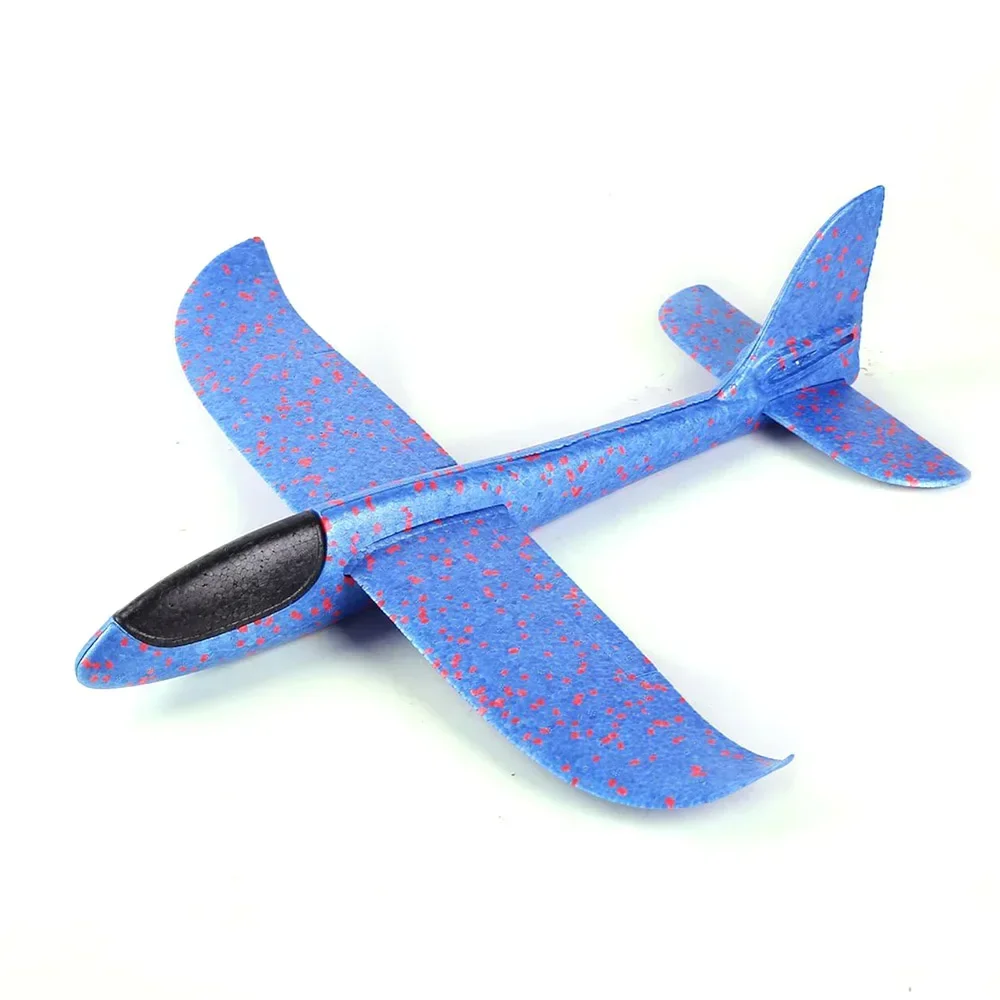 5pcs48cm DIY flying plane Hand Throw Flying Glider airplanes Toys For Children Foam Aeroplane Model Party Outdoor Fillers Glider fa18 rc glider plane fx828 epp foam remote control plane fighter model outdoor aircraft toys for kids