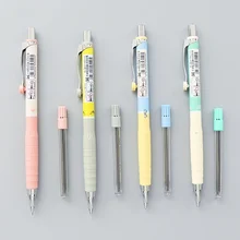 

Macaron Color Mechanical Pencils Kawaii Stationery 0.3mm Automatic Pencil Set Writing Tool for Kids School Supplies