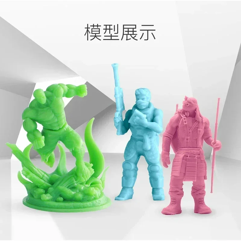 2.0 식물 기반 환경 친화적인 감광성 수지는 안전하고 냄새가 없는 LCD 광중합 3D 프린터 재료입니다.