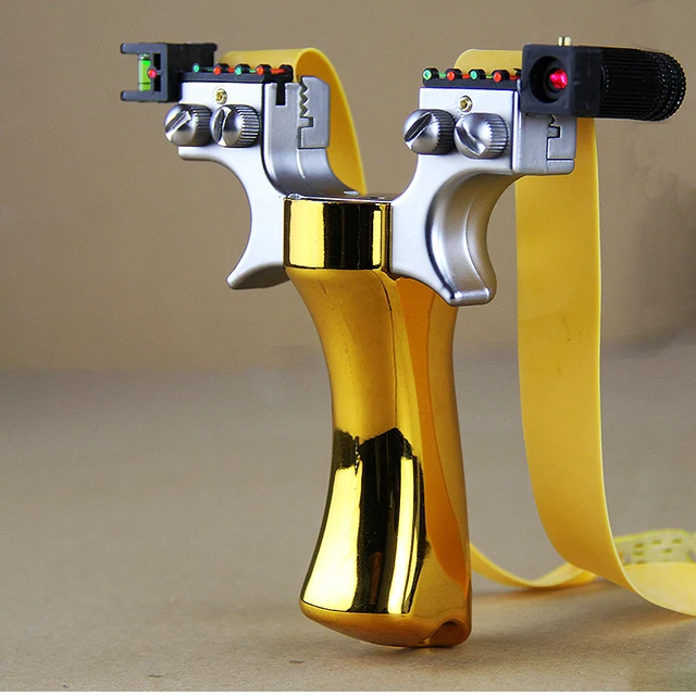 Slingshot New Upgrade Thickened Flat Rubber Band Outdoor Sports Quick Press Laser Infrared Hunting Launcher New Catapult Toys 3