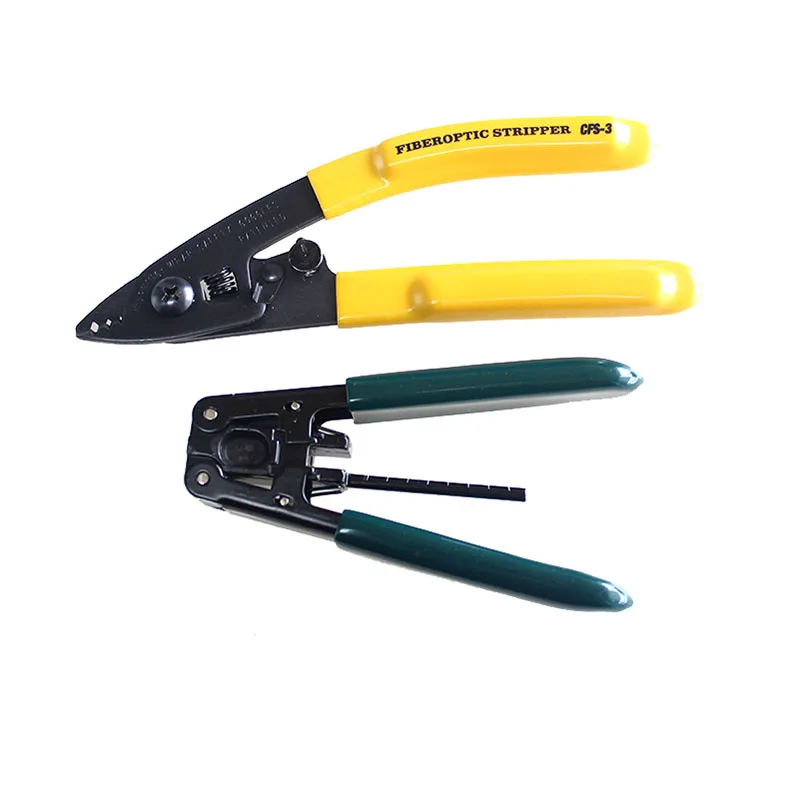 spenfily ir extension cable three core wire oxygen free pure copper connection cable extension Fiber Miller three-port CFS-3 fiber stripping pliers fiber optic cable cold connection tool reinforced leather wire pliers