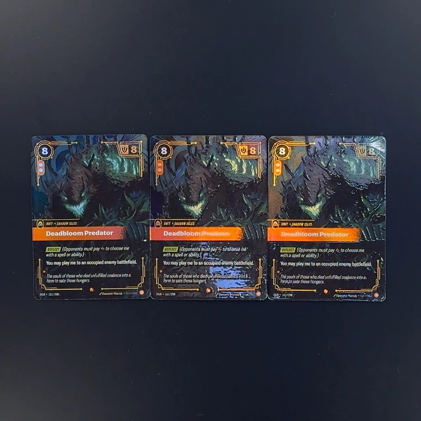 League Of Legends Riftbound Unit Card OGN-161 Deadbloom Predator ...
