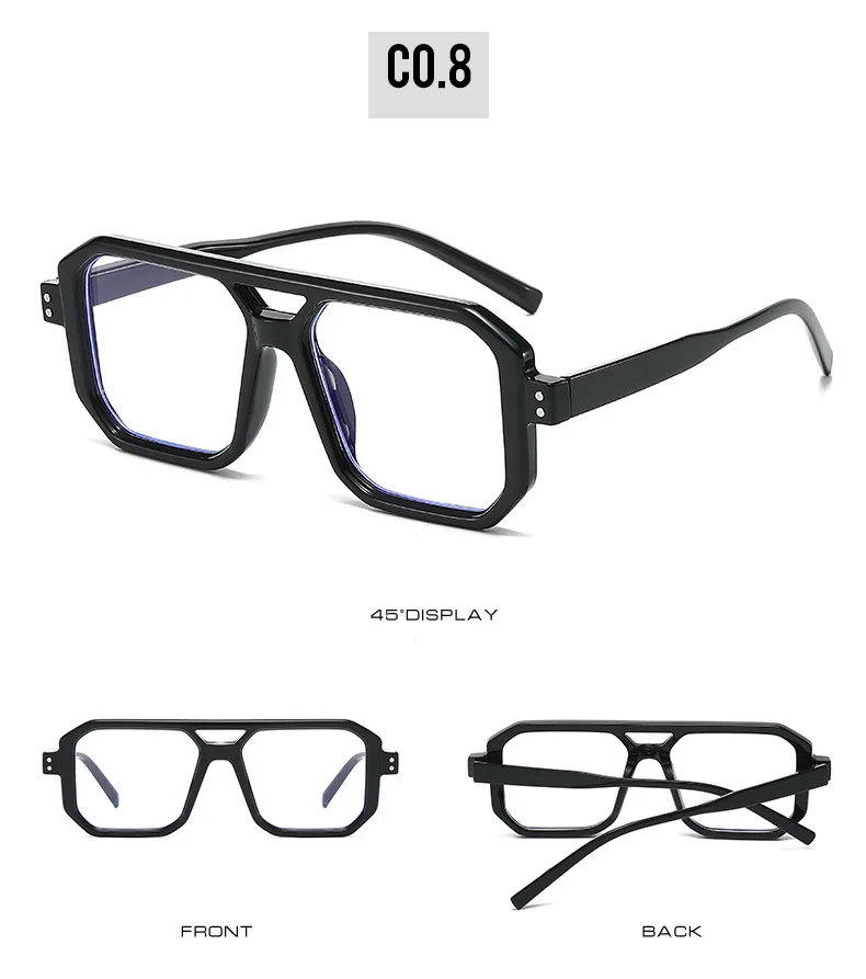 Retro Square Punk Sunglasses 23