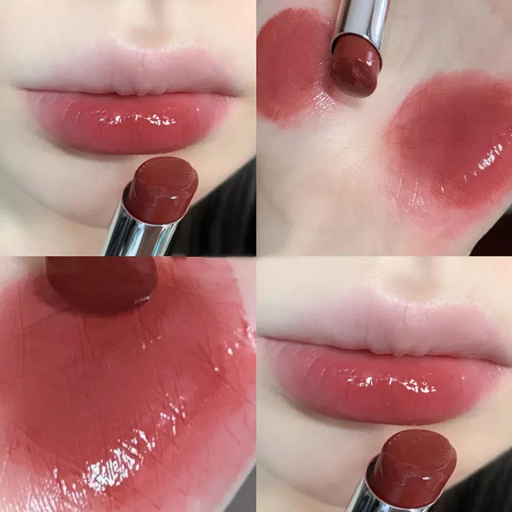 Gegebear Creamy Watery Lipstick Moisturizing Long Lasting Hydrating Non-Sticking Cup Lip Glaze Mirror Jelly Lip Gloss Makeup 4