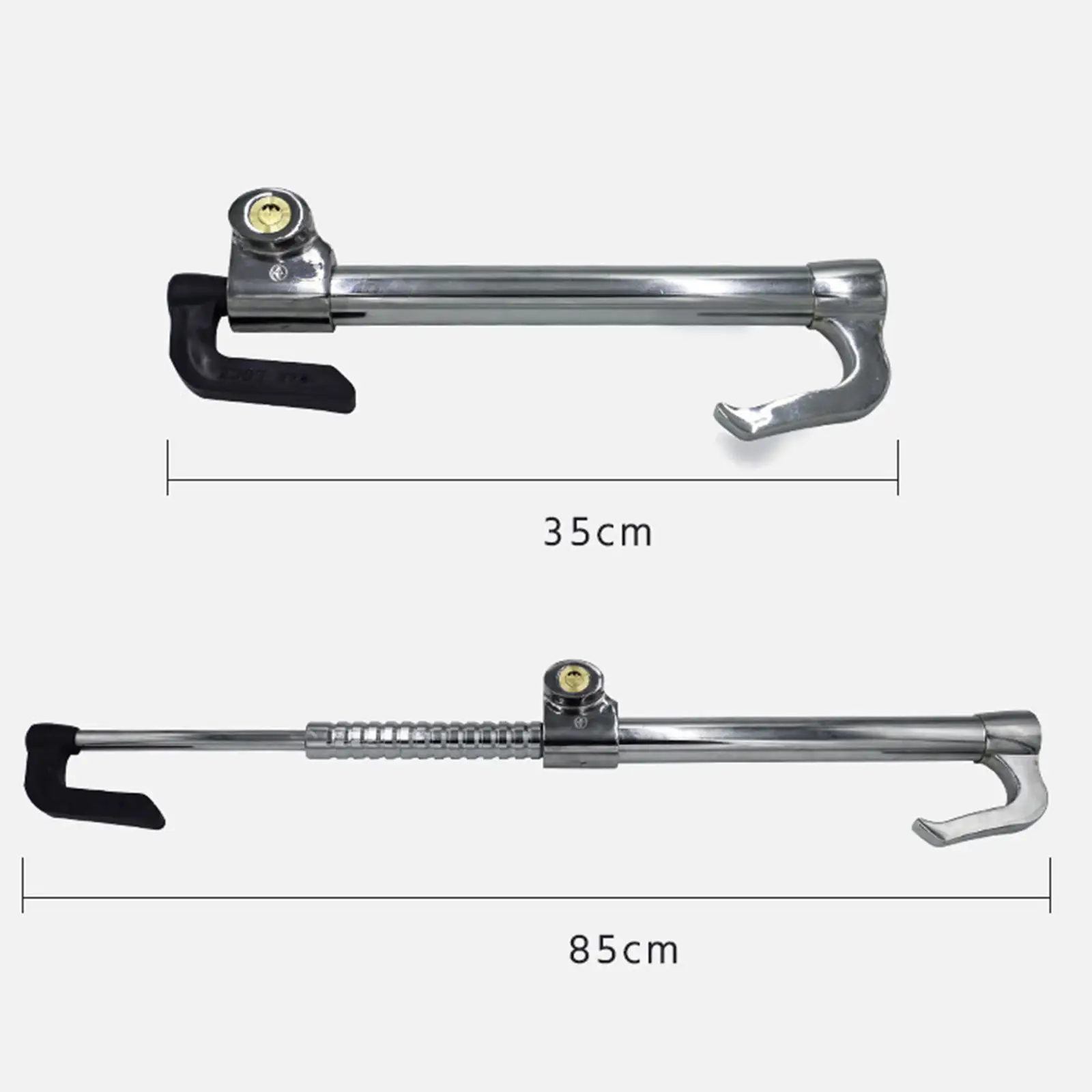 Universal Steering Wheel Lock Heavy Duty Extendable Retractable, Anti , Fits for SUV, Vehicles, Truck Car