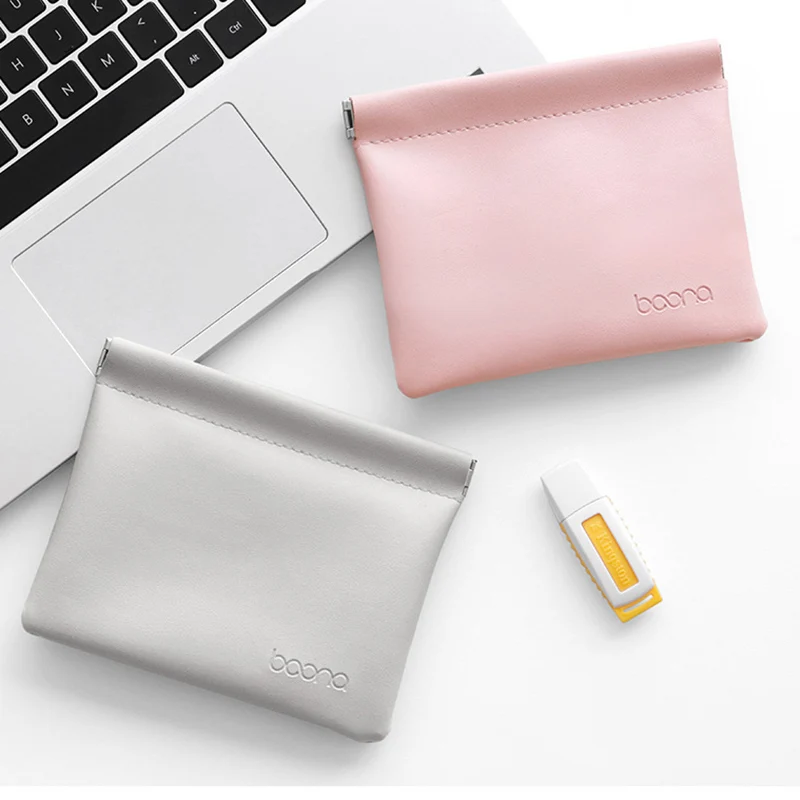 PU HDD Storage Bags Electronic Accessories Travel Organizer Pouch For Earphone Adapter