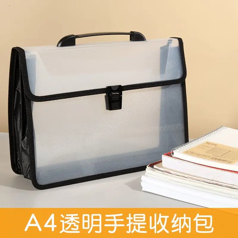 File Bag File Folder A4 Transparent Organ Bag Storage