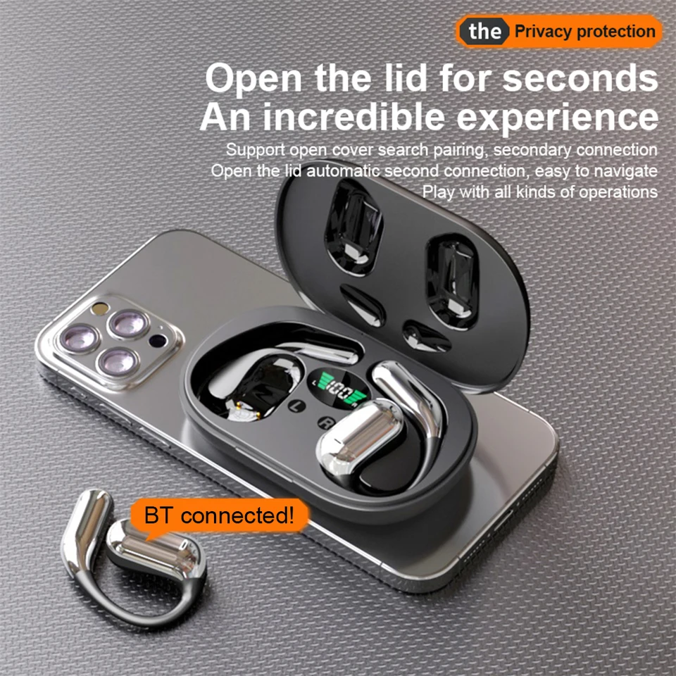 Wireless Language Translation Earbuds with Bluetooth Connectivity