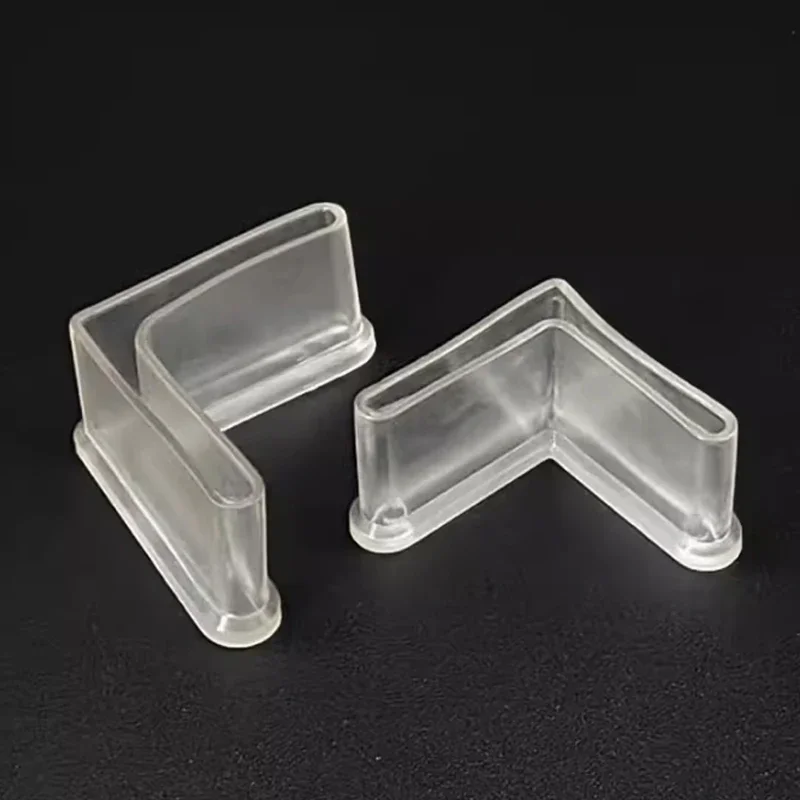L-shaped Foot Cover Triangle Angle Iron Feet Caps Non-Slip Shelf Table Chair Furniture Feet Leg Pad Protector furniture leg pads chair leg caps chair leg protector furniture foot pads rubber furniture feet pads furniture leg caps furniture foot protector furniture feet