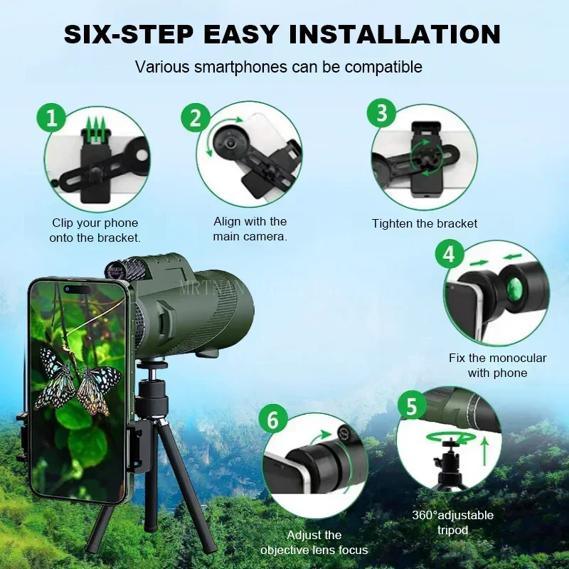 80x100 HD Monocular 6