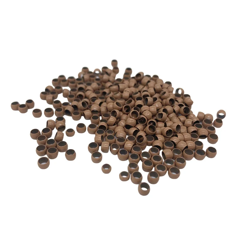 3000개 4mm 구리 나노 헤어 비즈 (연장용 마이크로 링크 링, 비실리콘 헤어 익스텐션 비즈)