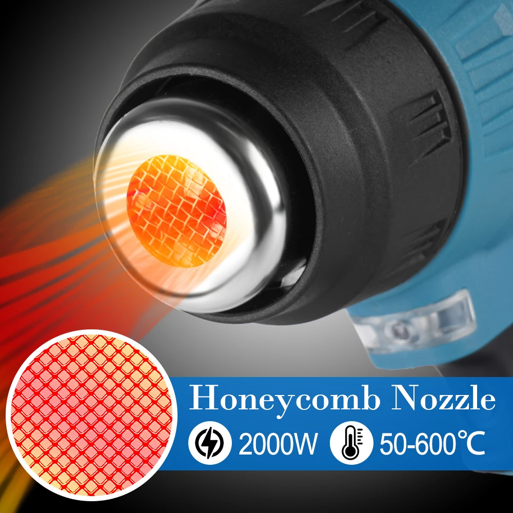 2000W Electric Heat Gun for Makita 18V Battery Cordless Handheld Hot