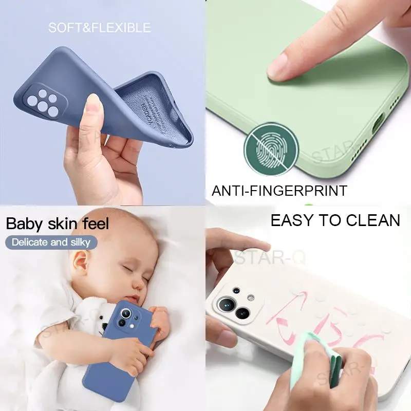 Premium Liquid Silicone Soft Back Cover - Versatile & Durable Protection