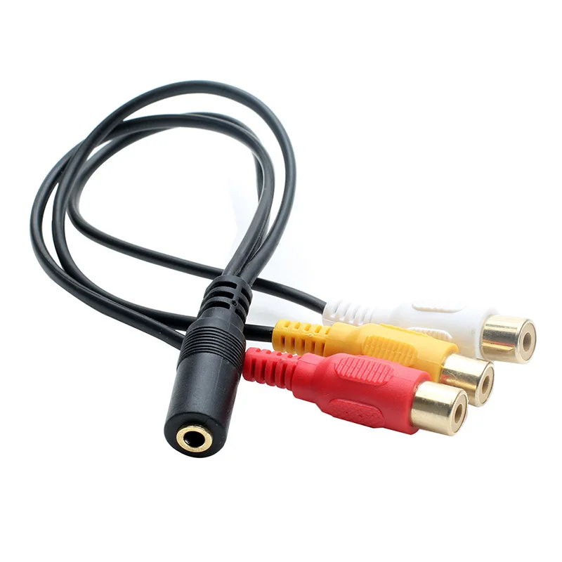 3.5mm  ÷-3 RCA     3.5mm-AV LCD TV HDTV  rca ̺