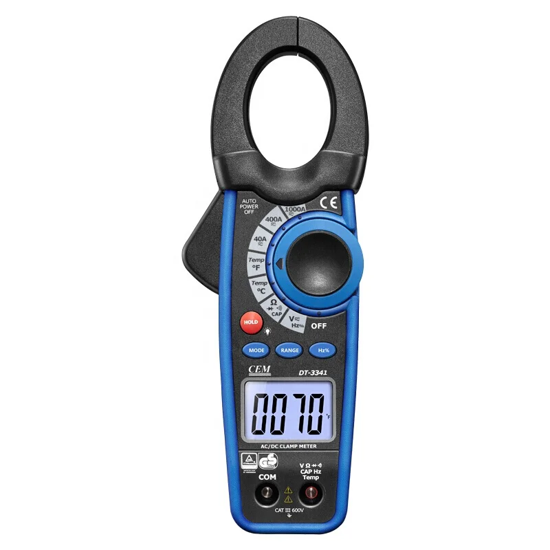 

digital clamp meter Digital clip-on table Current test range 1000 A DT-3341