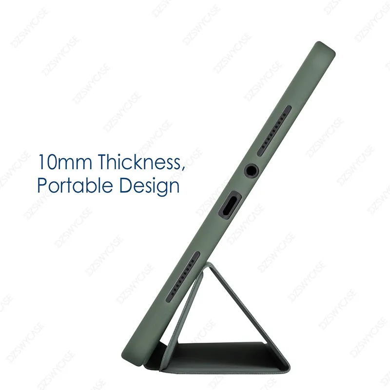 Silicone Case for Xiaomi Redmi Pad 2 , Ultra Thin Trifold Stand PU Leather...