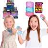 Nee Doh Jellyfish & Cube Squish Toy, Squeeze Stress Relief Toy, Sensory NeeDoh for Kids & Adults