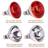 220V Heating Light Bulb Poultry Reptile Plant Amphibian Heating Lamp Livestock Infrared Insulation Heating 100W/150W/200W/250W 3