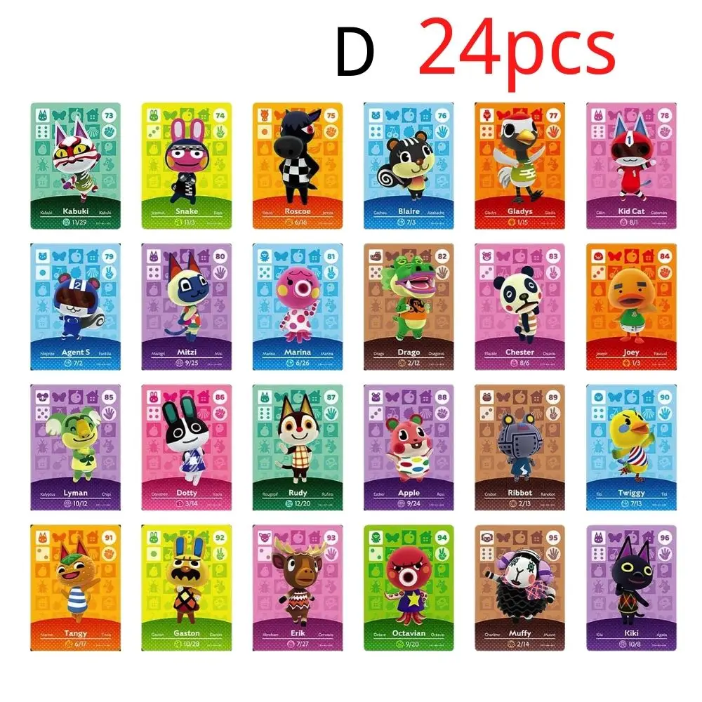 48pcs Animal Crossing Amiibo Card Shino Sasha Ione Raymond Serie 5 Ankha  Pietro For Switch Switch Lite Wii U New 3ds Acnh Set - Game Collection Cards  - AliExpress