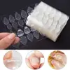 240pcs Double Sided False Nail Art Adhesive Tape Glue, DIY Fake Acrylic Nail Manicure Gel,Jelly Clear Waterproof Tabs Nail Glue 2