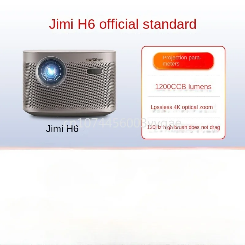 Polar Meter H6 4K Proiettore Lossless Zoom Ottico Home Full Hd Proiettore Intelligente Ad Alta Luminosità Soggiorno