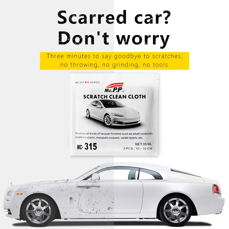 Scratch Remover Cloth Nano Sparkle Cloth Car Scratch Repair Accessories Multifunction Nano Magic Cloth Scratch Remover Repair Water Polishing
