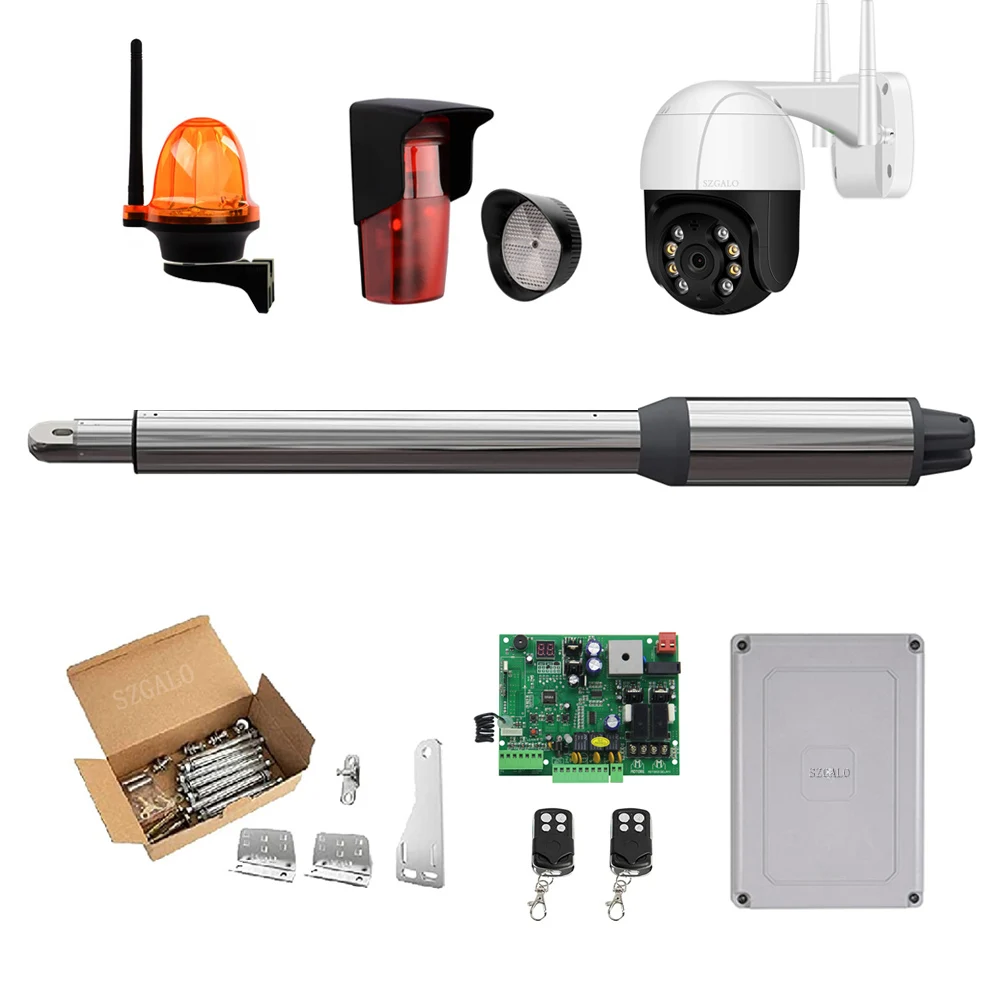 Automatic (660lb) Single Swing Gate Opener Kit With Remote Suitable For